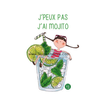 Tote Bag J Peux Pas J Ai Mojito Les Petits Brins D Isabelle